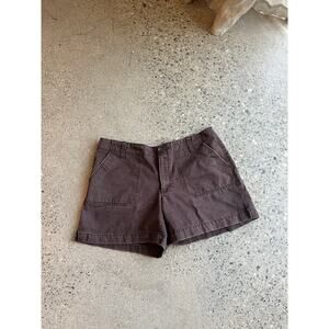 Old Navy Women’s 6 Shorts Brown Utility Shorts Distressed Y2k Early 2000s